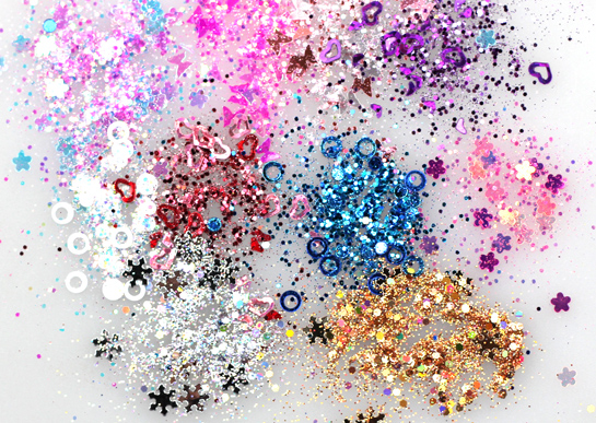 rnag-60 dazzling with glitter powder