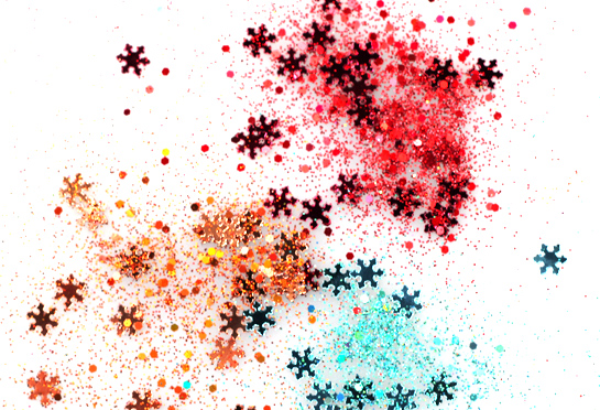 rnag-61-7/16 snowflakes with glitter powder