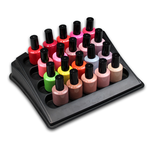 rnt-376 colored nail polish bottles