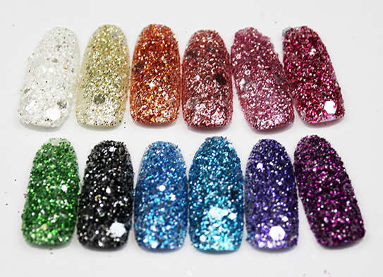 mixed glitter powder