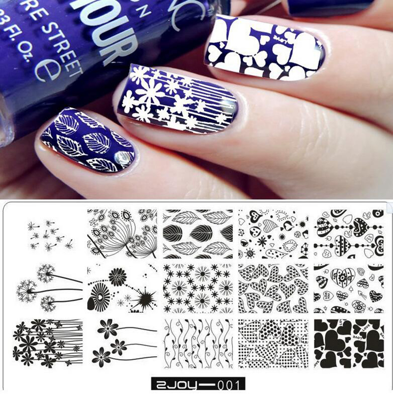 stamping nail art plate