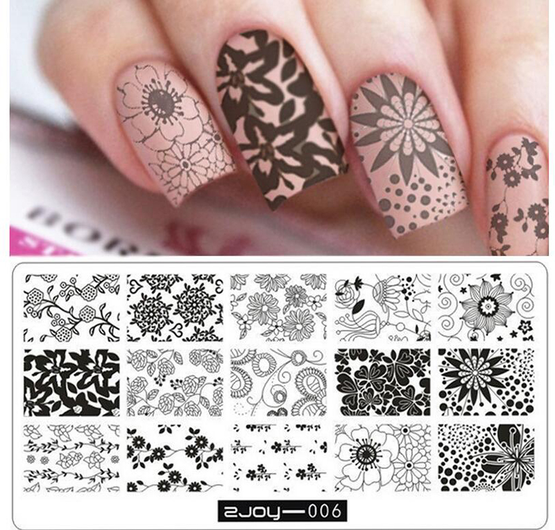 stamping nail art plate