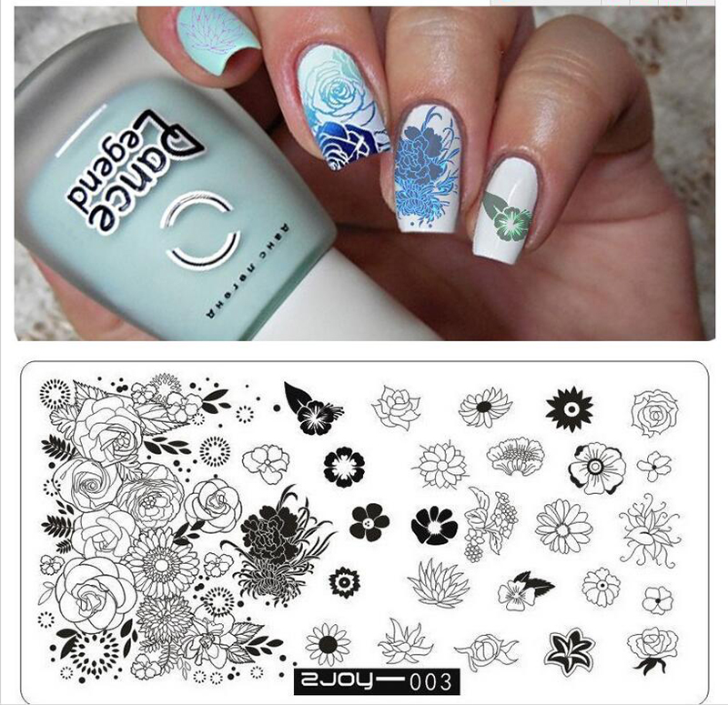 stamping nail art plate