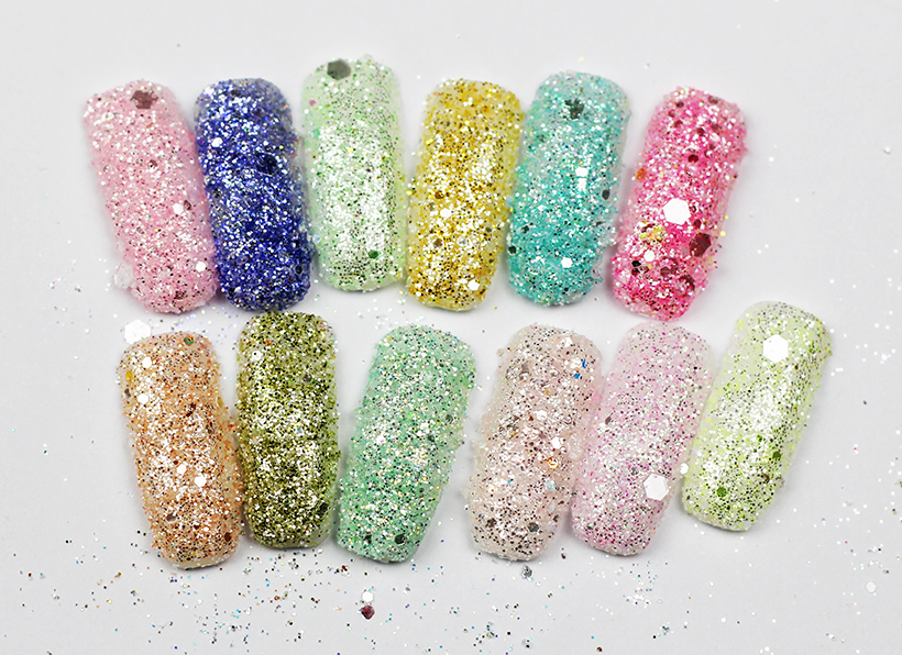 mixed glitter dust