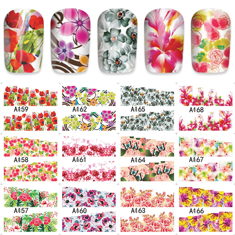 flower nail tattoos