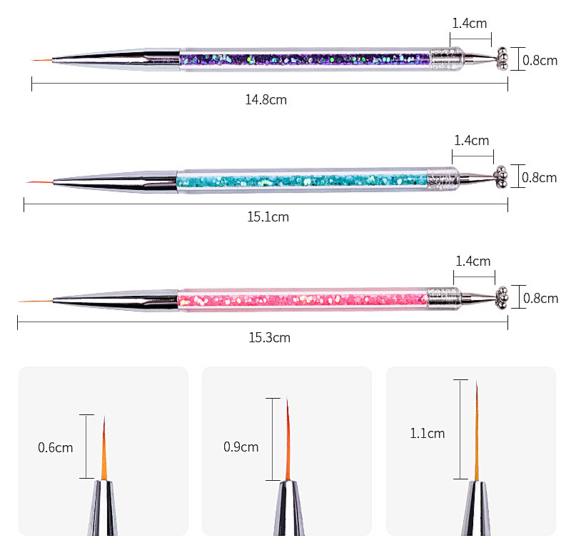 2-way nail art pen