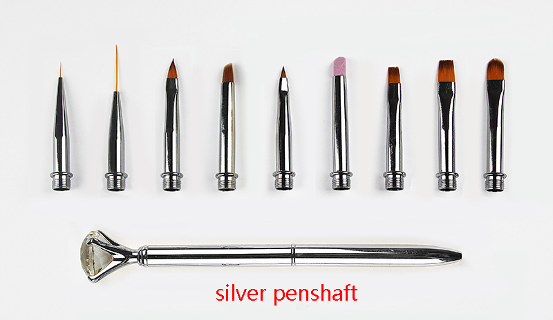 head-changeable nail art brush