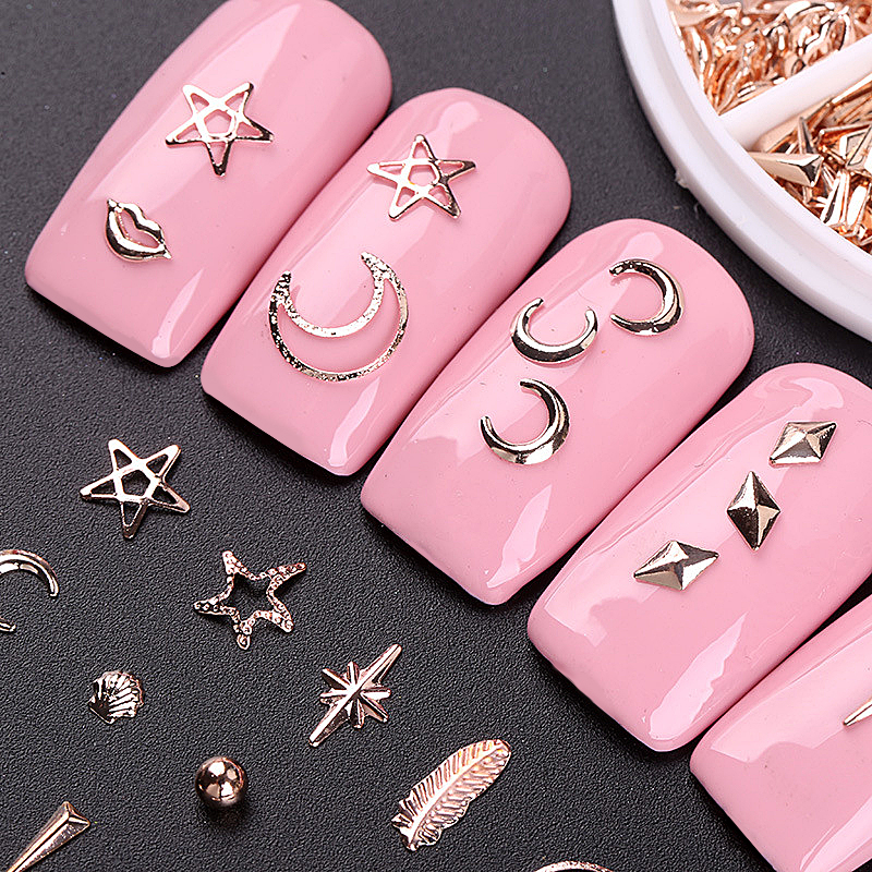 assorted rose gold metallic accessory