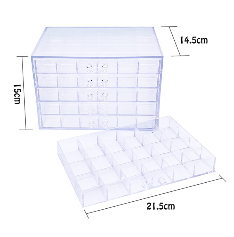 acrylic transparent jewelry box