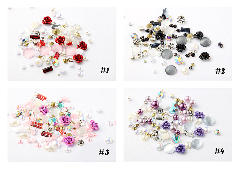 assorted rhinestone&pearl accessory