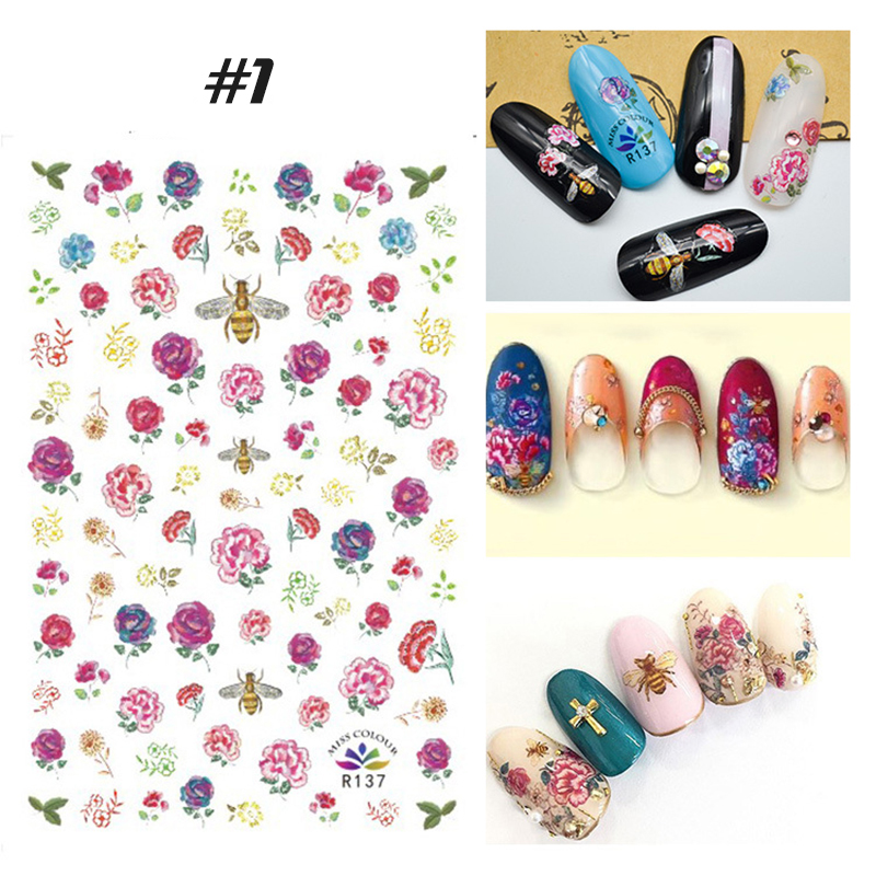 flower nail tattoos