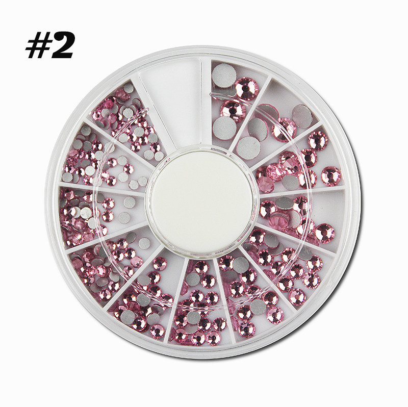 red rhinestones in wheel