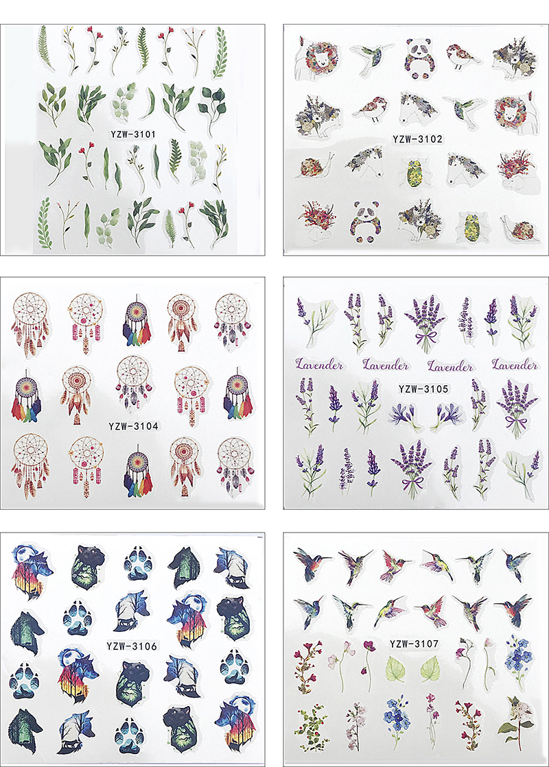 creature nail tattoos