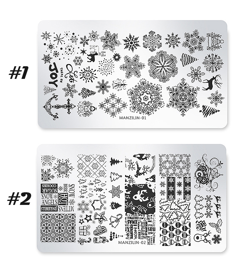 stamping nail art plate