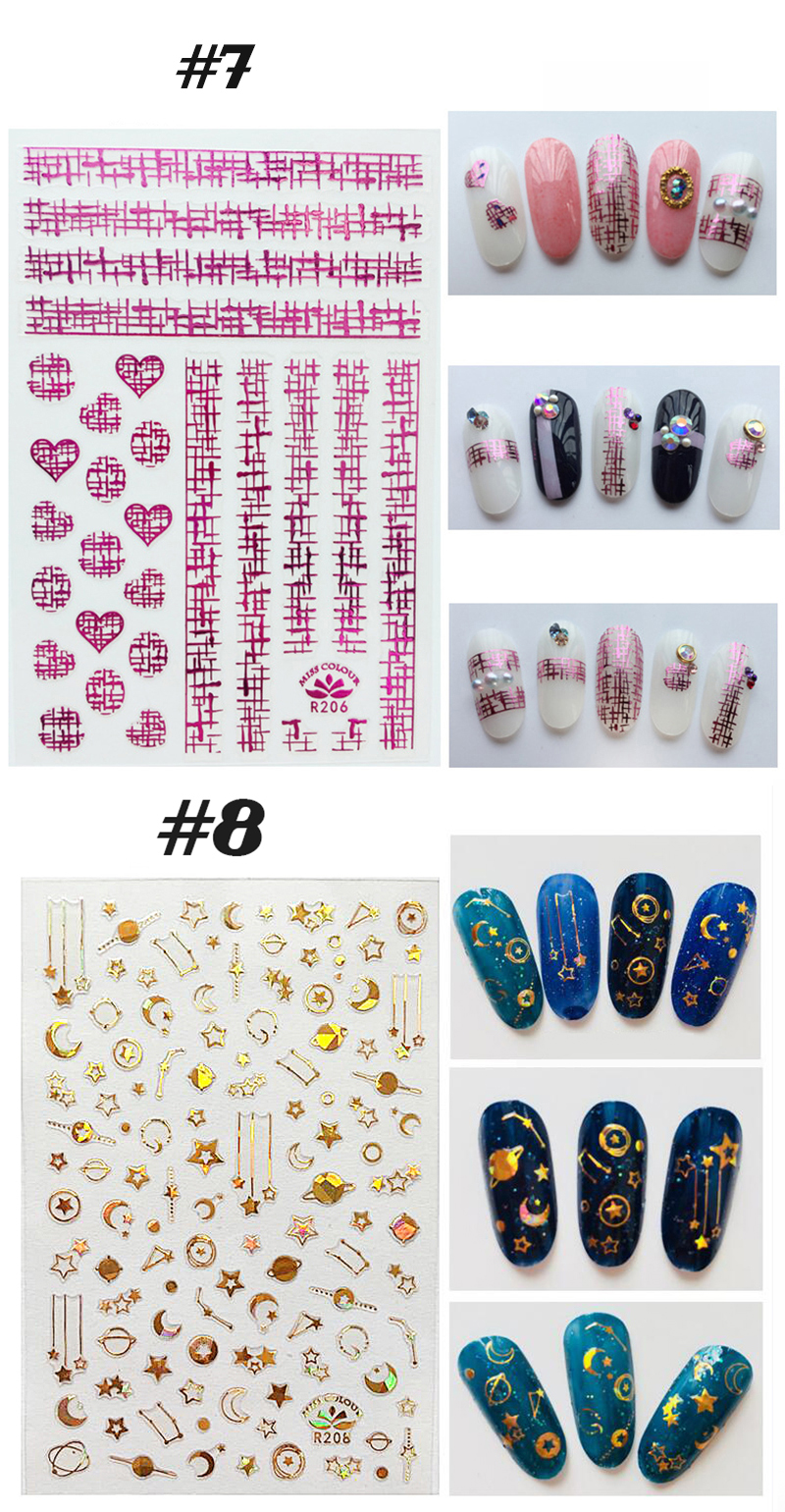 modern nail tattoos