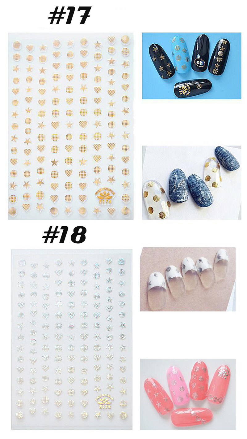 modern nail tattoos