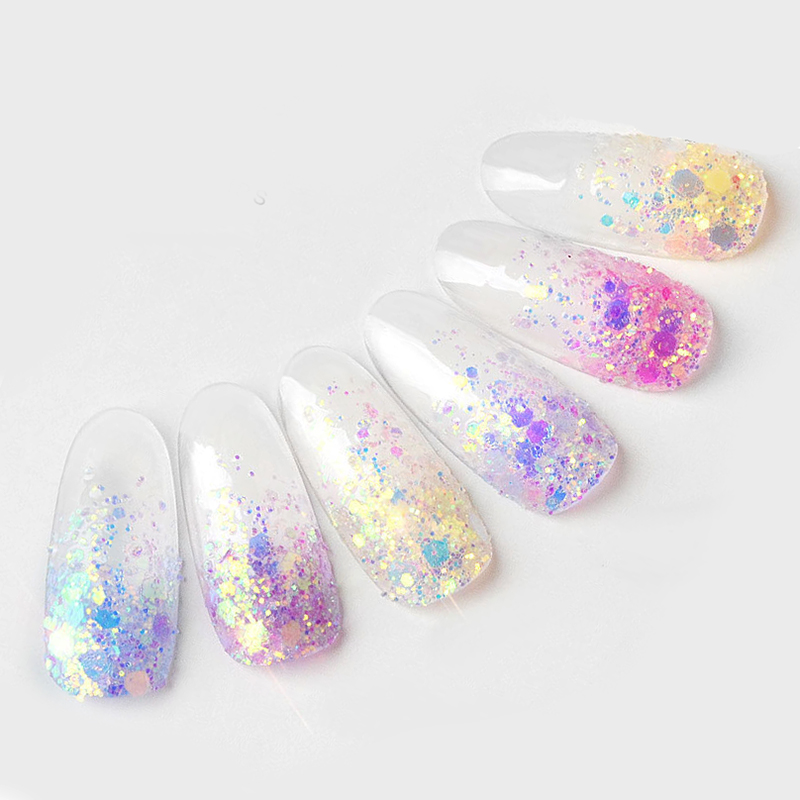 light-change glitter powder