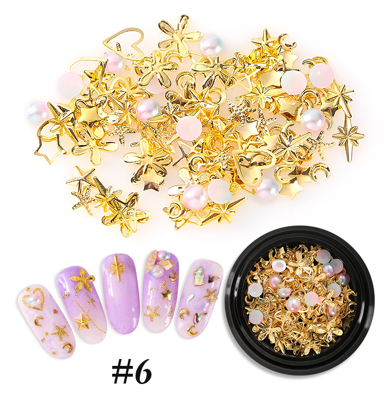 assorted metallic flakes