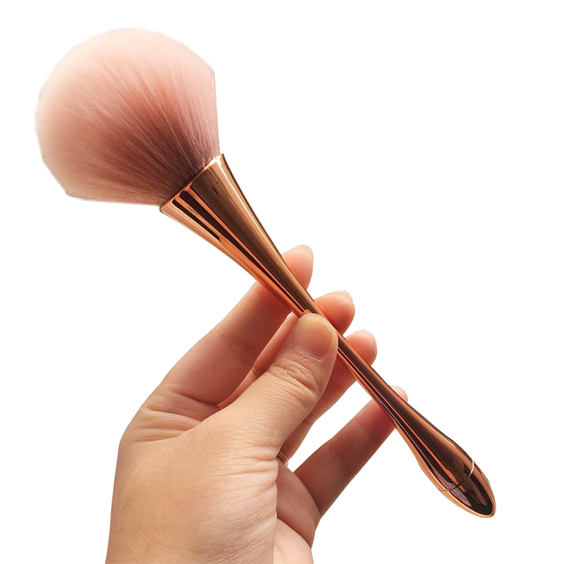 rose gold nail dust brush