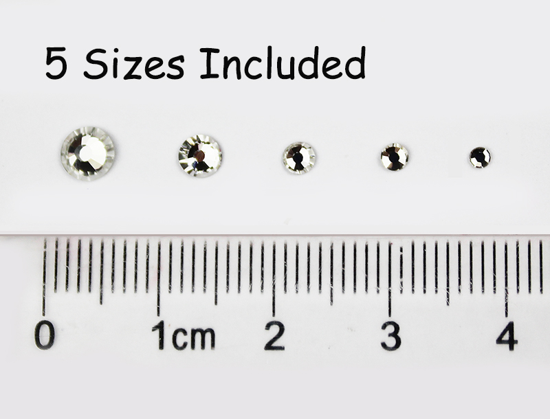 rnar-279 bright silver rhinestone