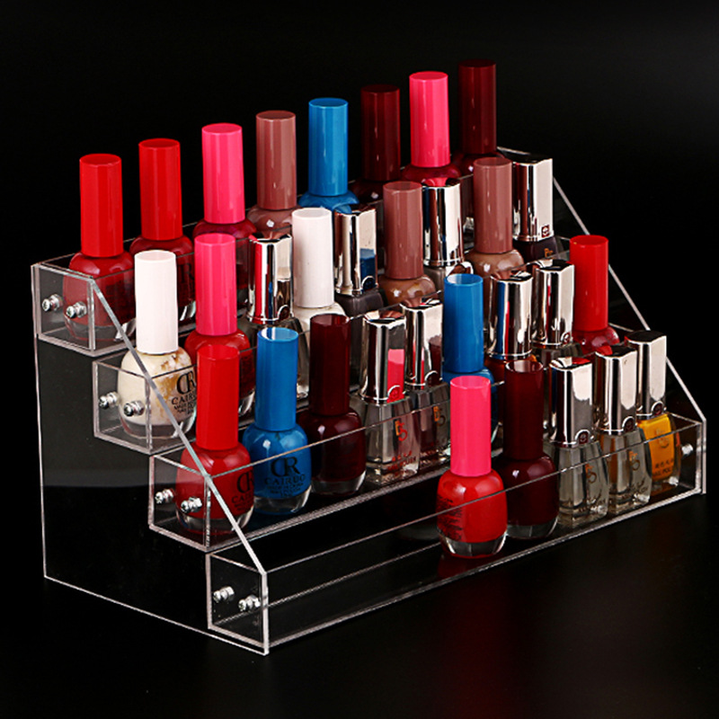 quadruple-deck nail polish display