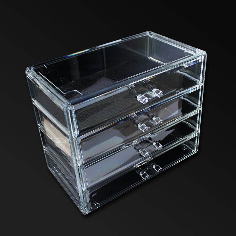 quadruple-deck cosmetic case