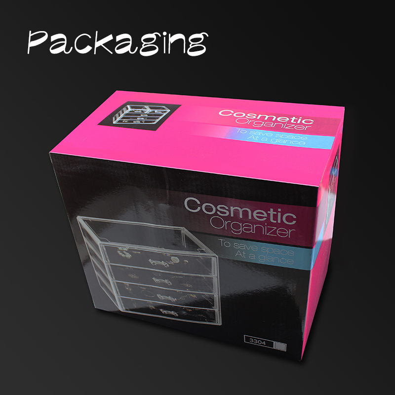 quadruple-deck cosmetic case