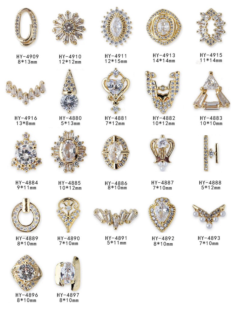 real gold plating rhinestone