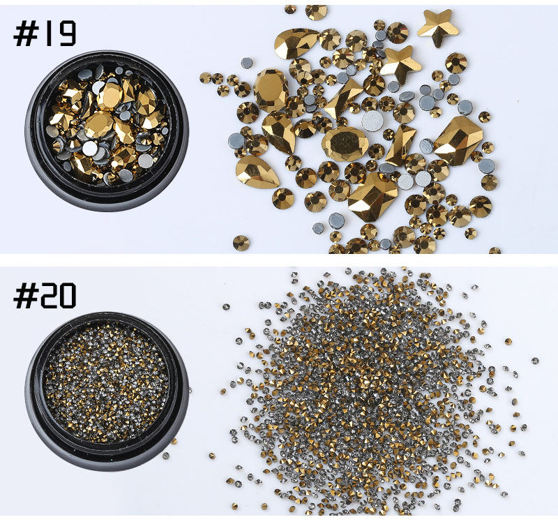 assorted micro rhinestone