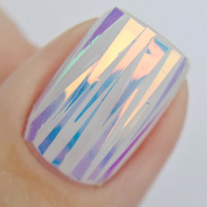 nail art glass paper decoration