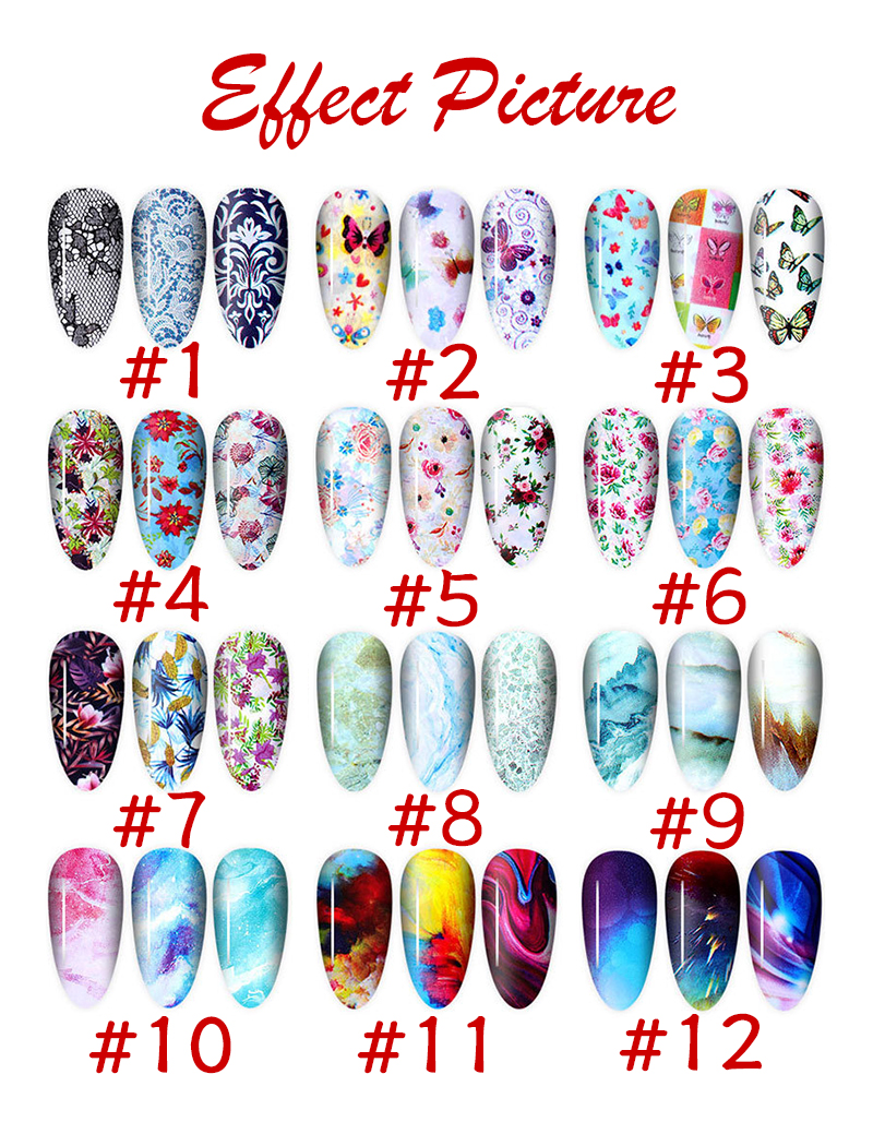 nail art starry stickers