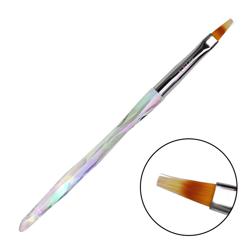 sparkling handle nail art brush