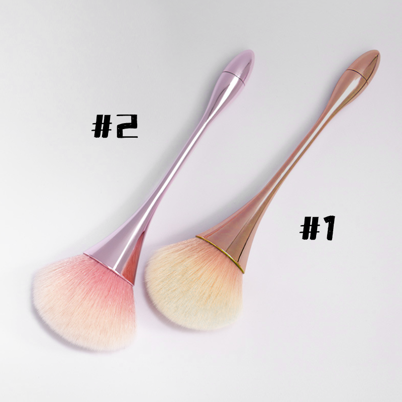 rose gold nail dust brush