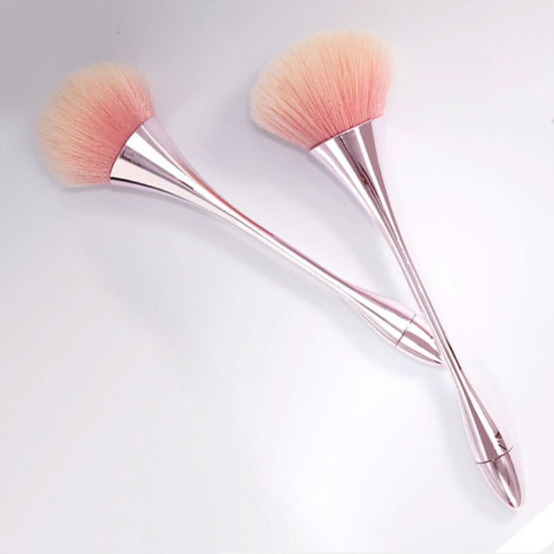 rose gold nail dust brush