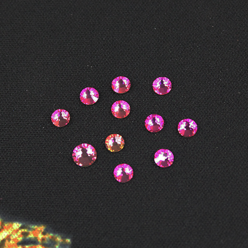 rnar-289 gold&rose iridescent rhinestone