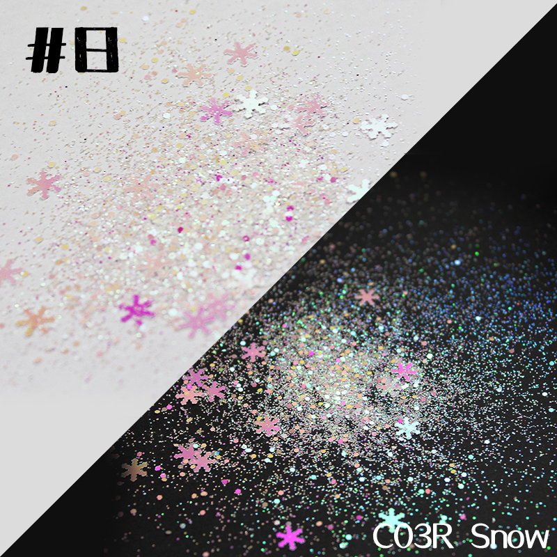 glitter wiith snow flake dazzling