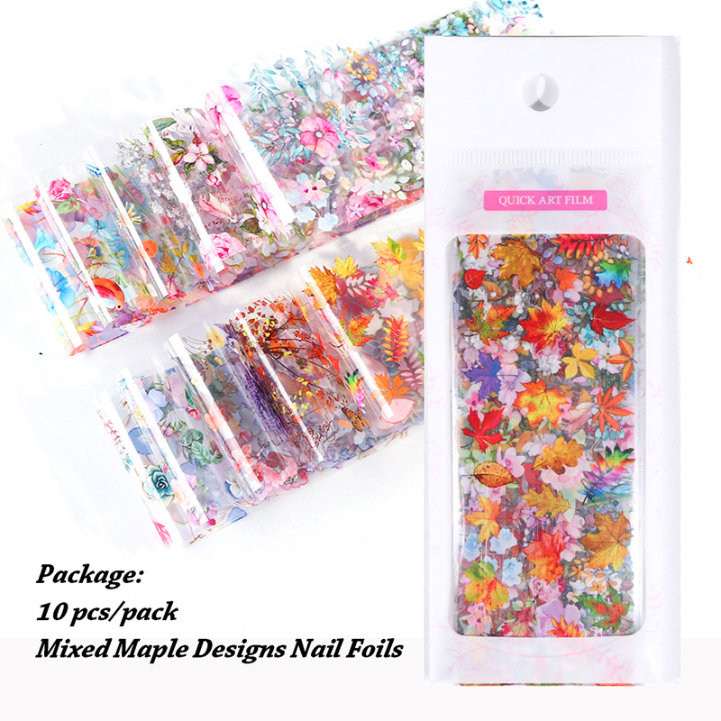 flower theme transfer foil