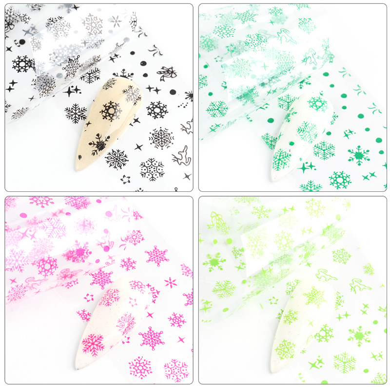 christmas snow flake foil