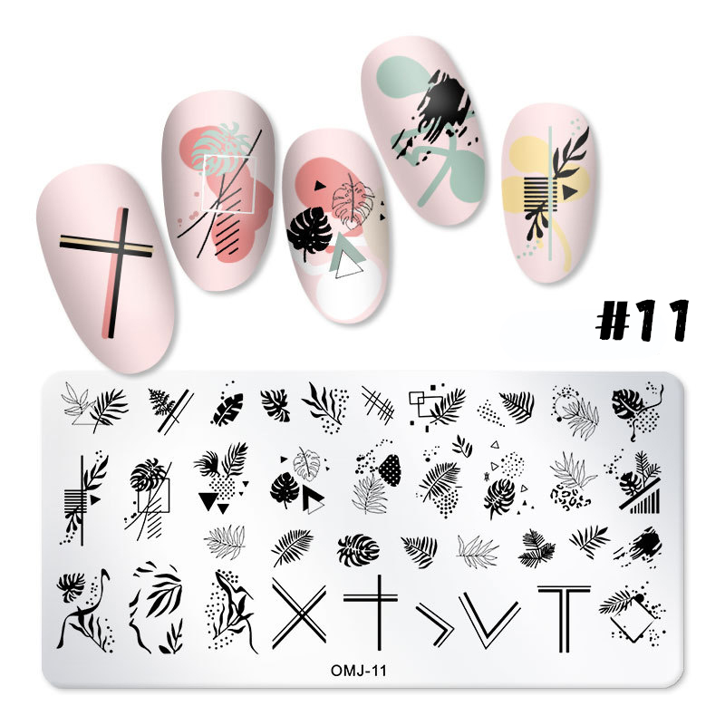 rnme-52 stamping nail art plate