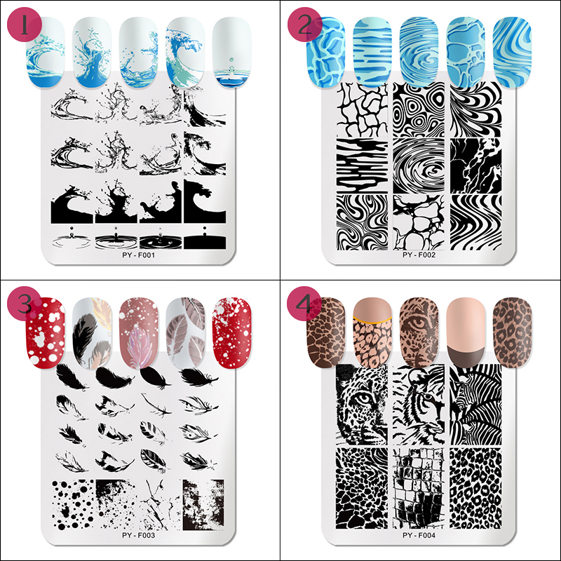 rnme-53 stamping nail art plate