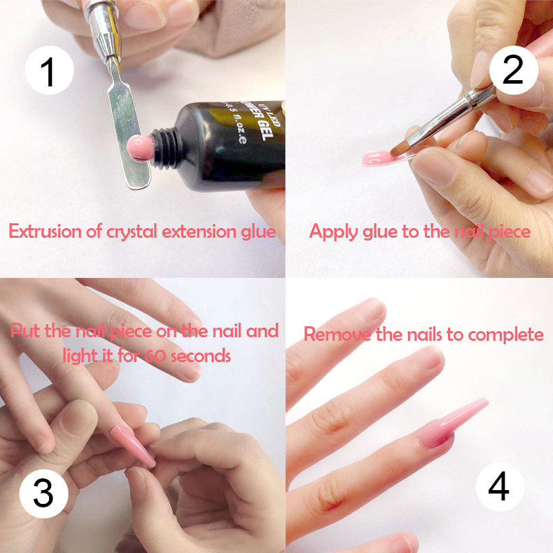 120-tips packing nail model tip