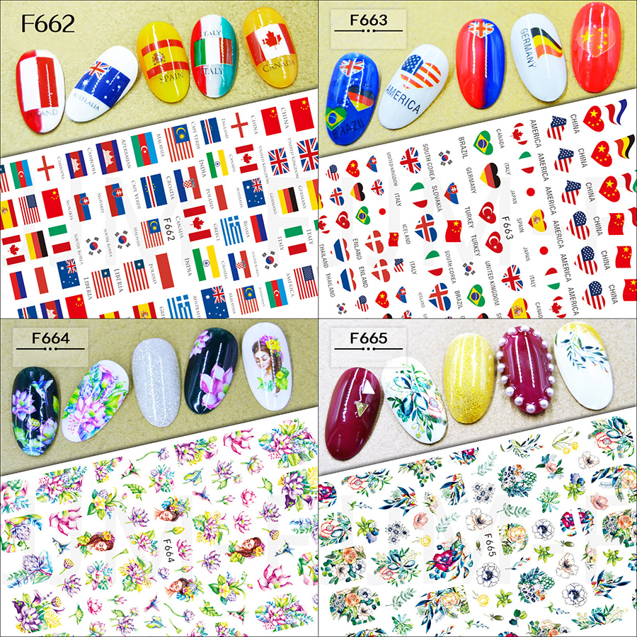 f series nail stickers