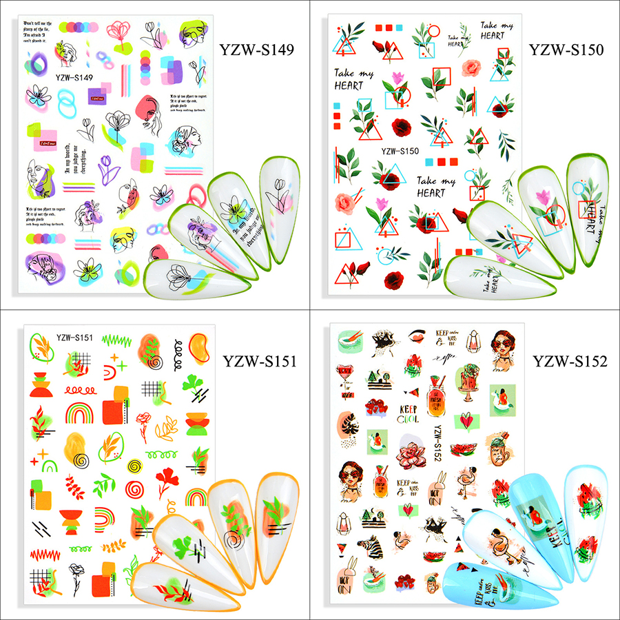 yzws141-s172 nail stickers