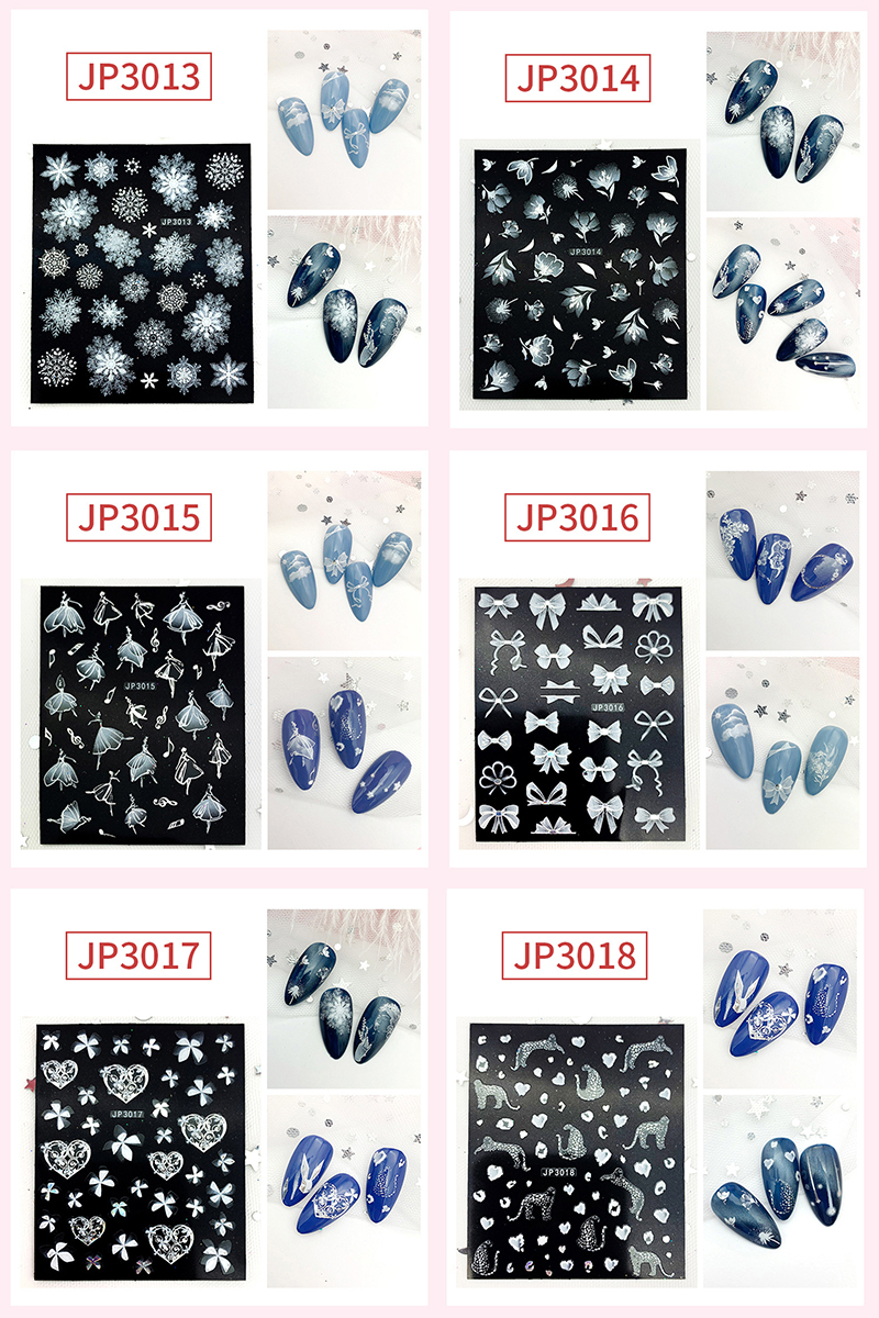 jp3001-3018 nail stickers