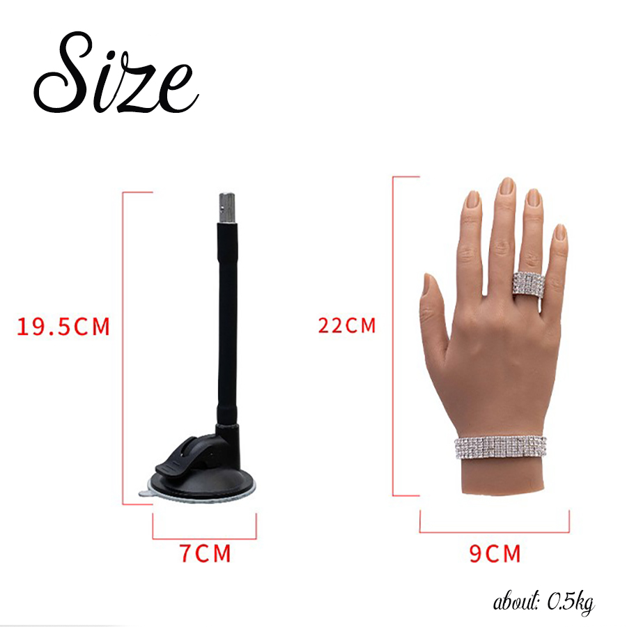 emulational silicone practice hand