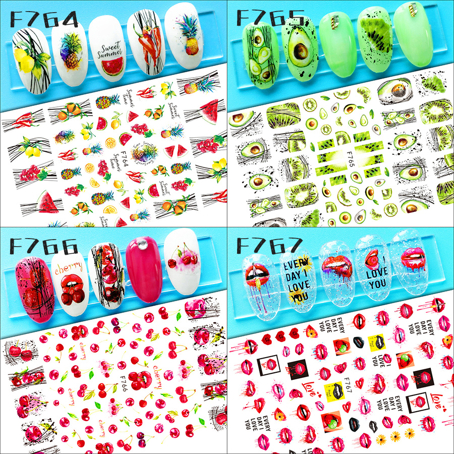 f series nail stickers