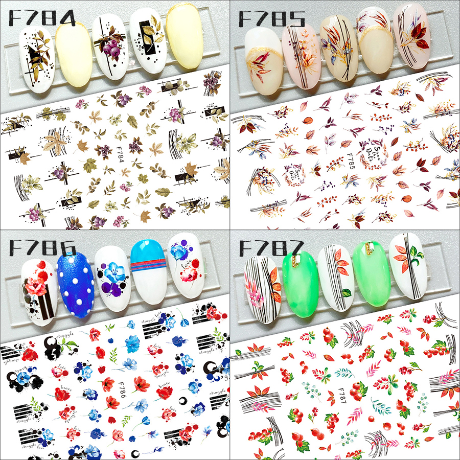 f series nail stickers