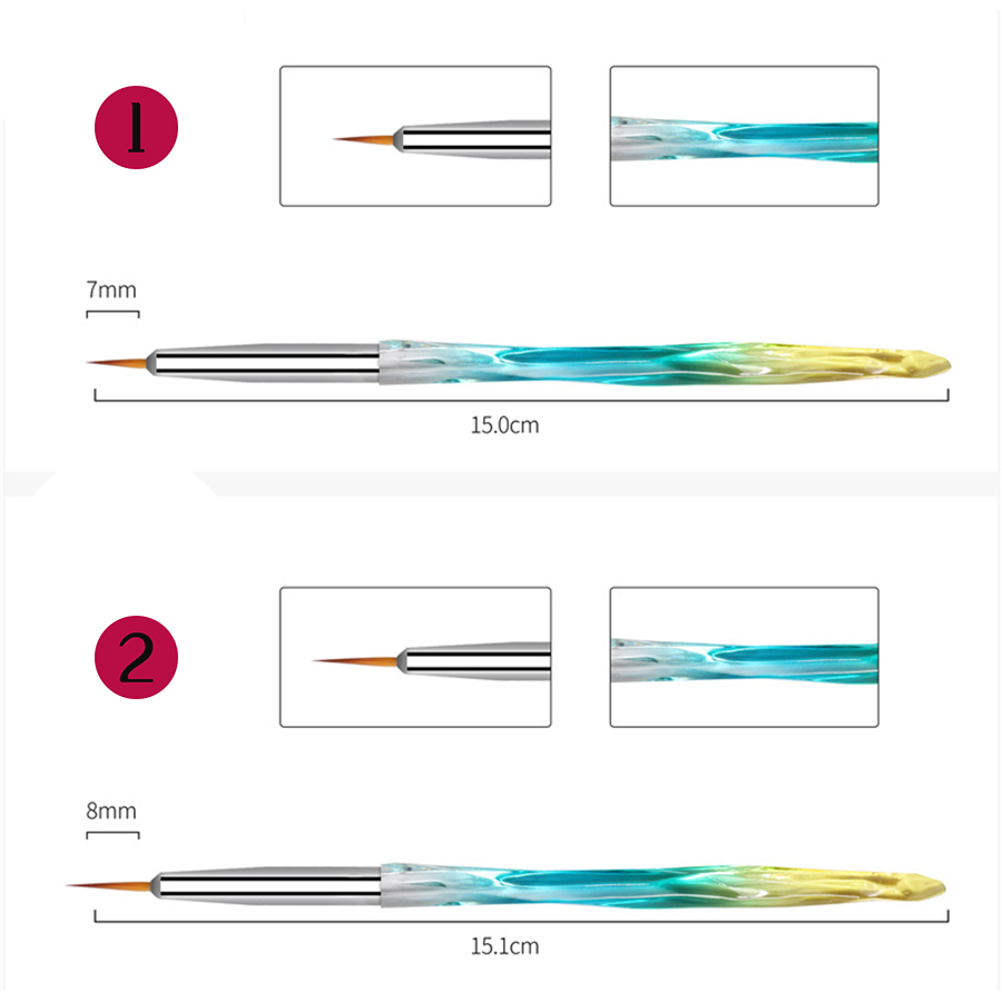 acrylic brush set