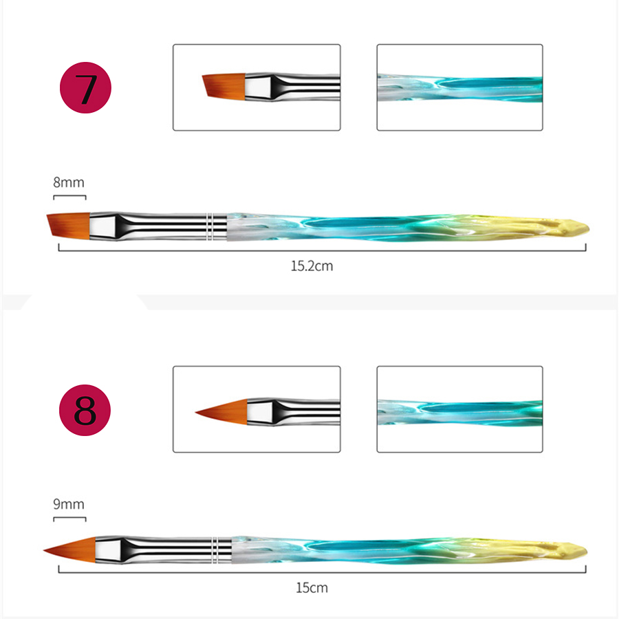 acrylic brush set