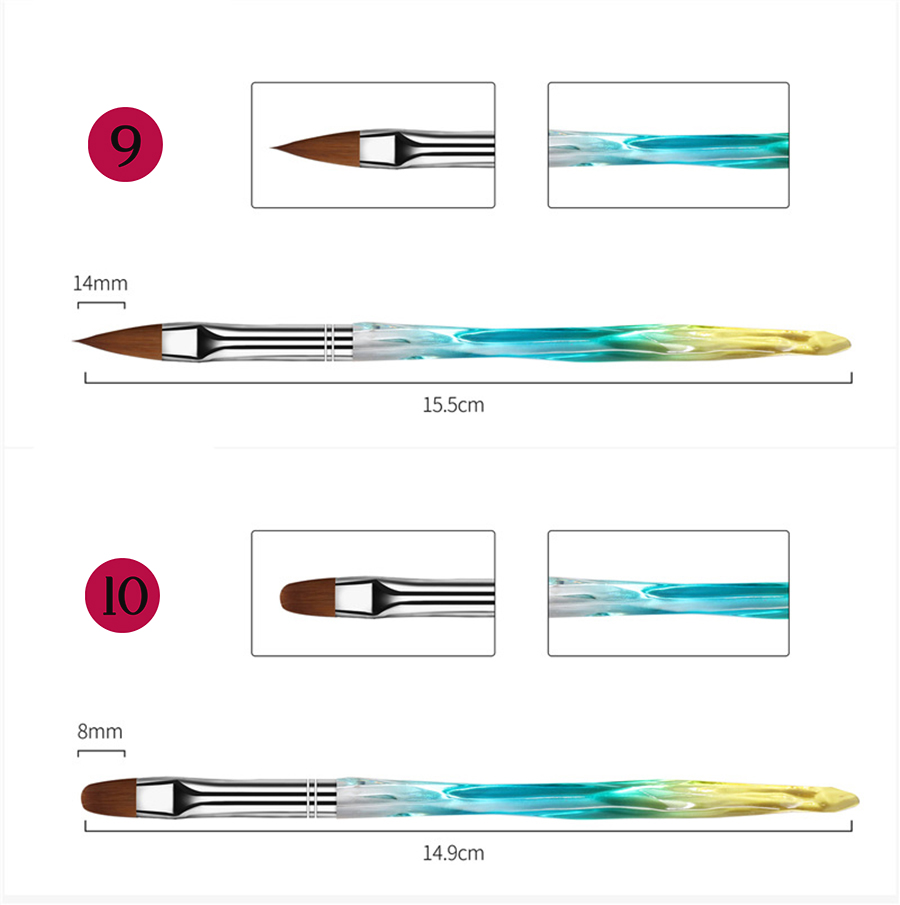 acrylic brush set